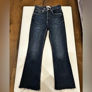 Zara Women's Dark Blue Wash Bootcut Jeans
